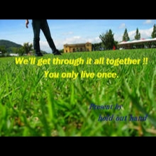 hold out hand
